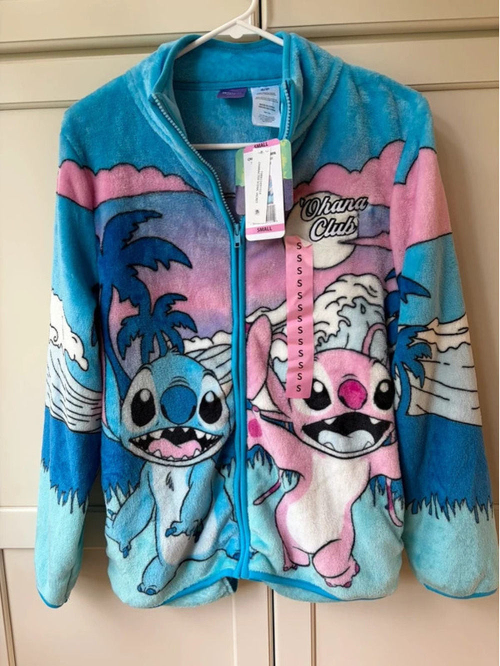 Disney Lilo & Stitch Ohana Club Fleece Zip Jacket Women’s S